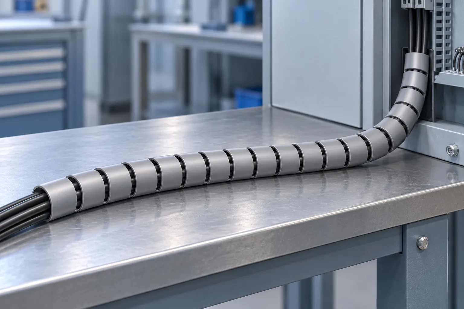 Cable Organizer Tube application illustration