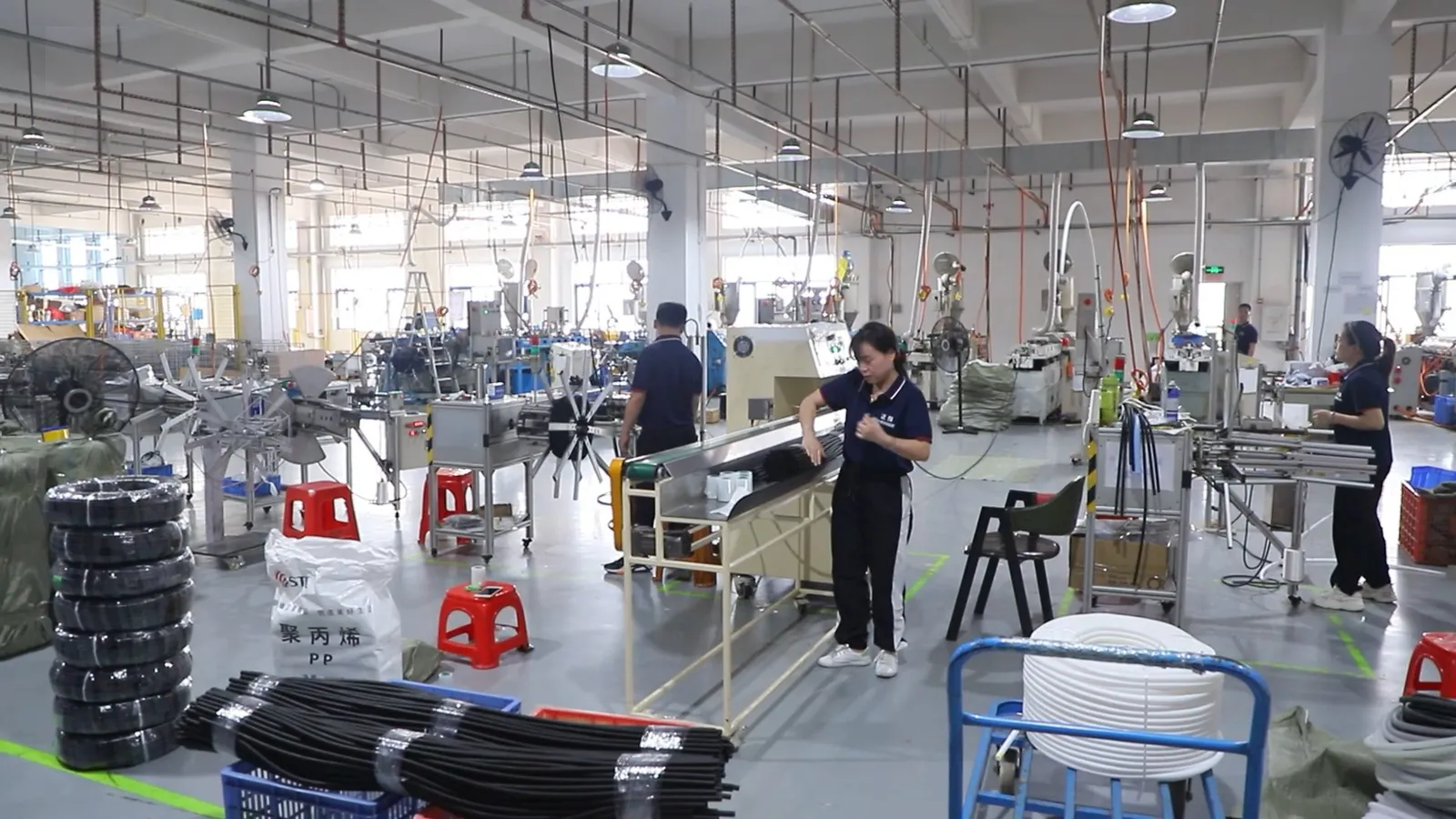 Factory workshop from supplied archive footage
